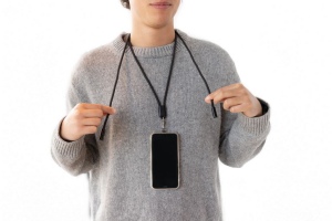 Cordon téléphone de 160cm avec câble 60W en rPET RCS LoopAmp 4