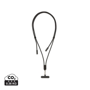 Cordon téléphone de 160cm avec câble 60W en rPET RCS LoopAmp 2