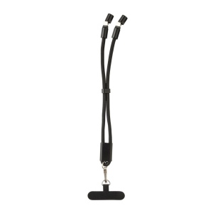 Bracelet téléphone avec câble 60W en rPET RCS LoopAmp 3