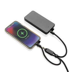 Bracelet téléphone avec câble 60W en rPET RCS LoopAmp 7