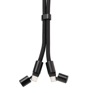 Bracelet téléphone avec câble 60W en rPET RCS LoopAmp 8