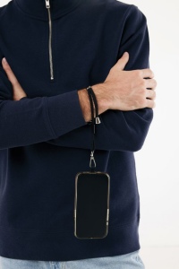 Bracelet téléphone réglable en rPET recyclé RCS CarryLoop 8