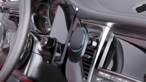 Support magnetique à voiture 15W en plastique RCS PowerCruze 10