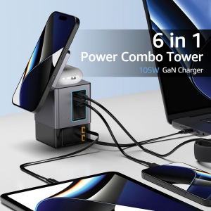 Chargeur 105W avec câbles Urban Vitamin Sacramento 5