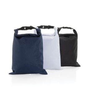 Sac à lunch pliable 30x20cm en rPET AWARE™ Snackstrap 28