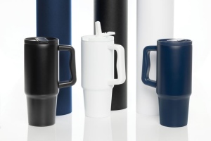 Mug 900ml étanche en acier inoxydable recyclé RCS Embrace 10
