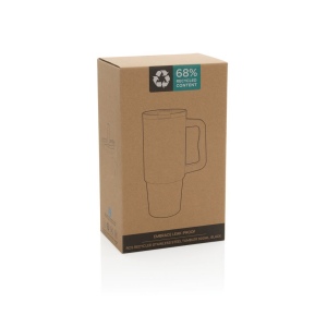 Mug 900ml étanche en acier inoxydable recyclé RCS Embrace 12