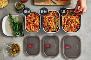 Set de boites repas x3 Petite, Moyenne, Grande Black+Blum 16