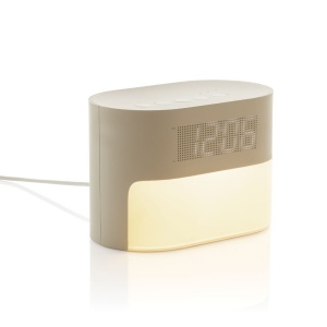 Réveil à bruit blanc en plastique recyclé RCS LumaRise 3