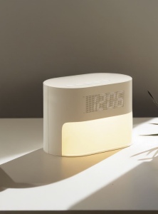 Réveil à bruit blanc en plastique recyclé RCS LumaRise 14