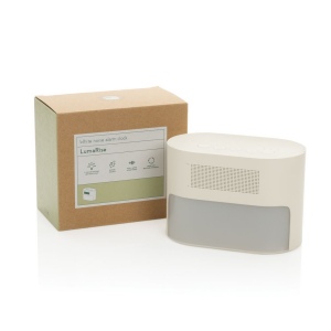 Réveil à bruit blanc en plastique recyclé RCS LumaRise 15