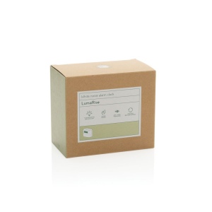 Réveil à bruit blanc en plastique recyclé RCS LumaRise 16