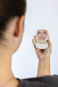 Miroir de poche en plastique recyclé RCS Reflecta 19