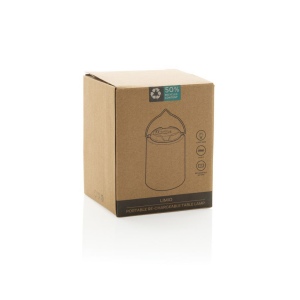 Lampe de table rechargeable en plastique recyclé RCS Limio 11