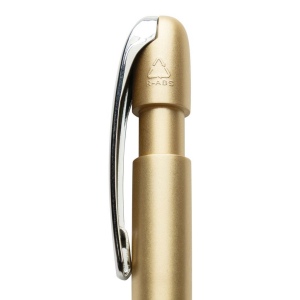 Stylo à clip métallique en ABS recyclé GRS Glide 33