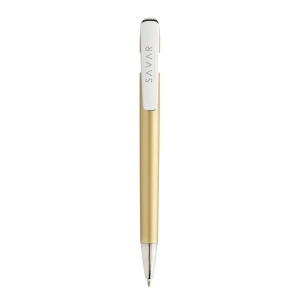 Stylo à clip métallique en ABS recyclé GRS Glide 34