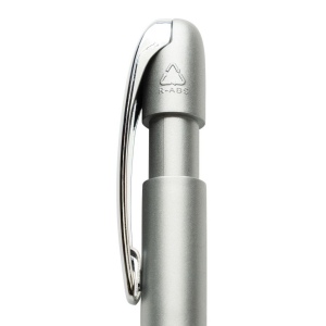 Stylo à clip métallique en ABS recyclé GRS Glide 15