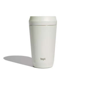 Mug 354 ml avec couvercle 360 en acier recyclé Topl 21