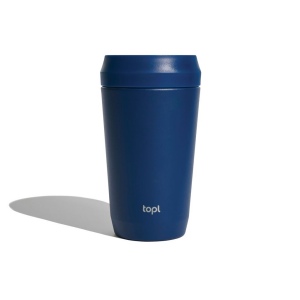 Mug 354 ml avec couvercle 360 en acier recyclé Topl 10