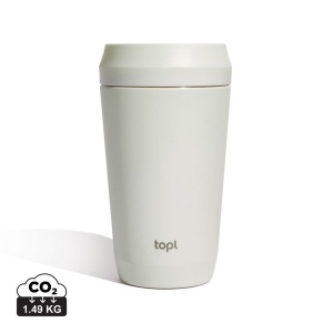 Mug 354 ml avec couvercle 360 en acier recyclé Topl 5
