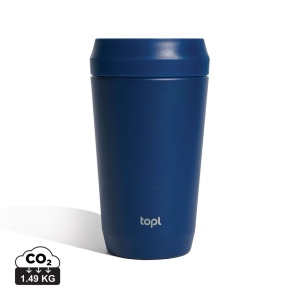 Mug 354 ml avec couvercle 360 en acier recyclé Topl 3