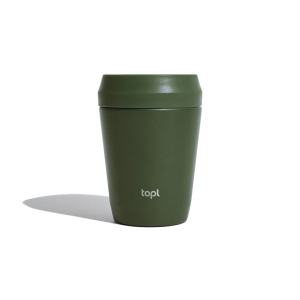 Mug 235 ml avec couvercle 360 en acier recyclé Topl 18