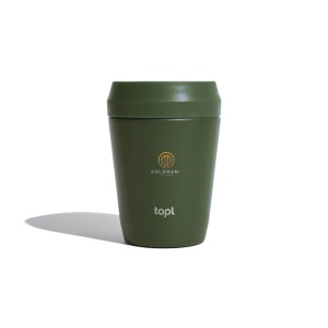 Mug 235 ml avec couvercle 360 en acier recyclé Topl 22