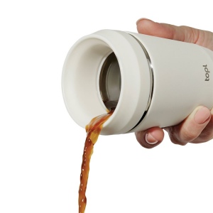 Mug 235 ml avec couvercle 360 en acier recyclé Topl 25