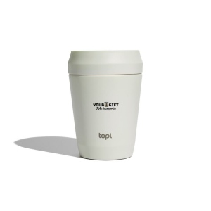 Mug 235 ml avec couvercle 360 en acier recyclé Topl 26