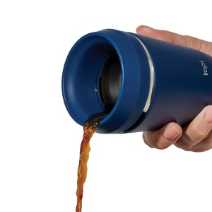 Mug 235 ml avec couvercle 360 en acier recyclé Topl 12