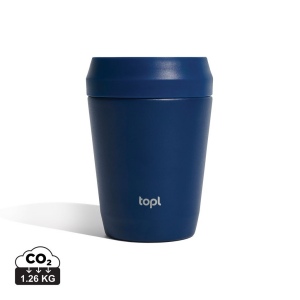Mug 235 ml avec couvercle 360 en acier recyclé Topl 3