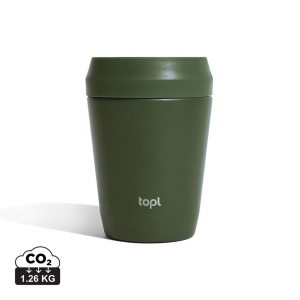 Mug 235 ml avec couvercle 360 en acier recyclé Topl 4
