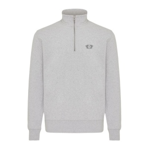 Sweater IQONIQ à col montant zippé en coton recyclé Elgon 109