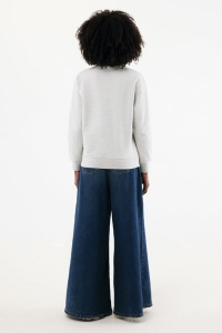 Sweater IQONIQ à col montant zippé en coton recyclé Elgon 118