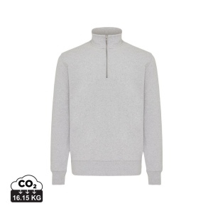 Sweater IQONIQ à col montant zippé en coton recyclé Elgon 126