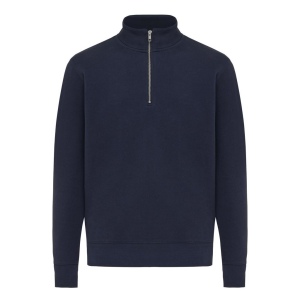 Sweater IQONIQ à col montant zippé en coton recyclé Elgon 34