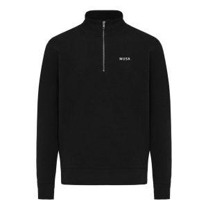 Sweater IQONIQ à col montant zippé en coton recyclé Elgon 10