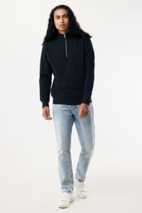 Sweater IQONIQ à col montant zippé en coton recyclé Elgon 12