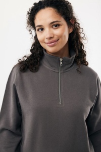 Sweater IQONIQ à col montant zippé en coton recyclé Elgon 96