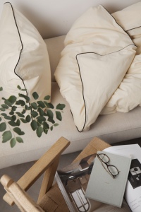 VINGA Marston Set de 4 pièces de lit en coton biologique OCS 16