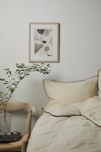 VINGA Marston Set de 4 pièces de lit en coton biologique OCS 17