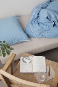 VINGA Marston Set de 4 pièces de lit en coton biologique OCS 11