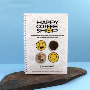 Carnet graines Ecriture A5 (tampo 1 coul jusqu'à 249ex)