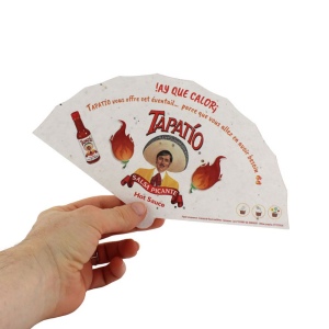 Eventail papier graines 2