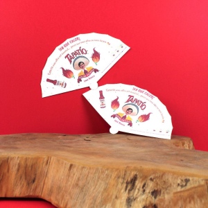 Eventail papier graines