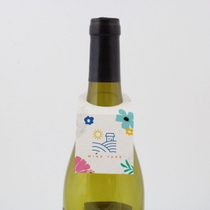 Collerette bouteille papier graines