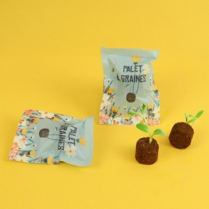 Palet à graines en papillote