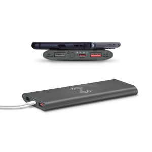 BATTERIE EXTERNE Li-po 8000 mAh ET CHARGEUR PAR INDUCTION 15W 5