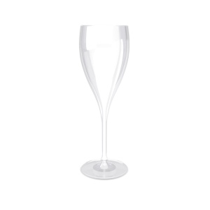 FLUTE CHAMPAGNE EN PLASTIQUE REUTILISABLE (SAN) 16 cI RAS BORD 3