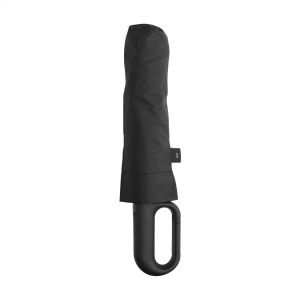 Parapluie à ouverture et fermeture automatique avec une toile en polyester pongé RPET 190T et une confortable poignée en plastique en forme de mousqueton 6